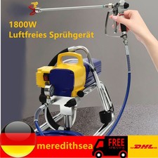 3600psi Pistolenpumpe Spritzmaschine Farbsprühsysteme Sprühgerät 1.8L/min 1800w