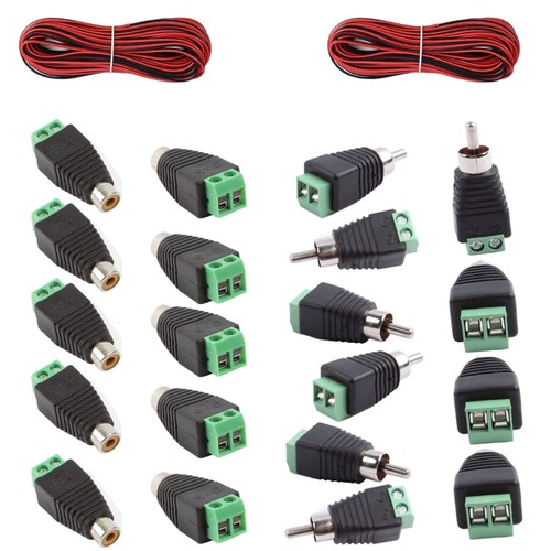 Rca adapter set audio - rca, video