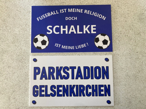 Stück schalke schilder - stück, 04