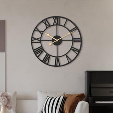 Wanduhr leise groß 60cm