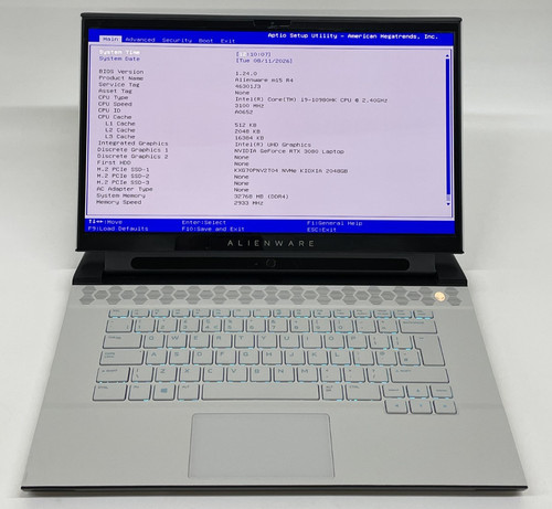 Alienware m15 core - r4,