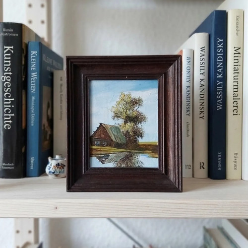 Kleines altes ölgemälde - kleines,