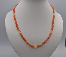 Carnelian Smooth Cut Necklace