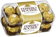 Ferrero Rocher - 16 Stück - Geschenk Plastik Box Pralinen - 200g