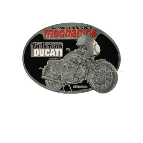 Ducati buckle classic - classic, racer