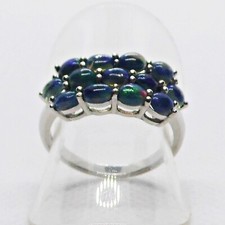 Oval cabochon schwarz opal - oval,