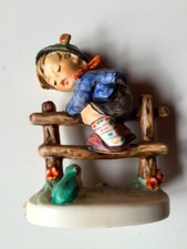 Hummel Figur Hum 201/2/0 "In Tausend Ängsten" 1946 *Kleine Biene alte Ausführung