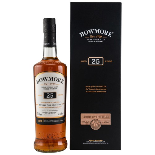 Bowmore jahre alc - 25, alc.