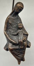 Vintage Bronze Madonna Maria