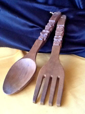 XXL Holz Salatbesteck 53,5 cm