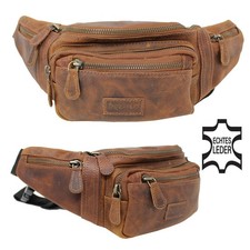 Leder bauchtasche - leder,