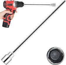 30cm Verlängerung Kurbel 19mm Nuss für Wohnwagenstützen Akkuschrauber Aufsatz