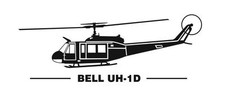 Bell 205 UH-1D Aufkleber