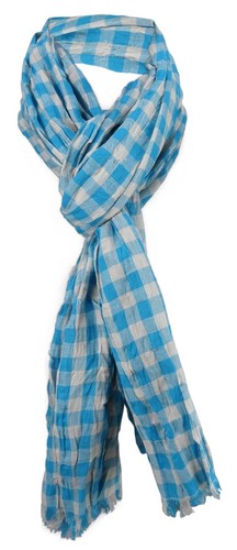 Gecrashter schal blau - in,