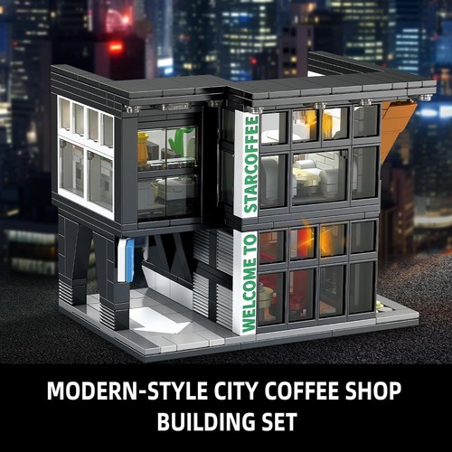 City café bausatz mit licht - café,