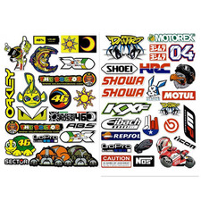 43x Aufkleber 2 A4 Blatt 46