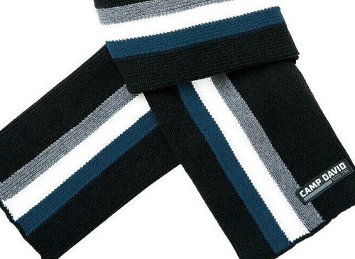 Camp david schal - neu, schwarz
