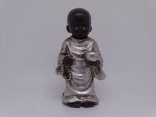 Mönch Kind Dekofigur silber