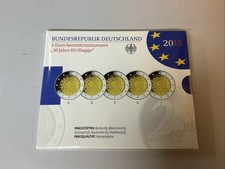 2 Euro BRD 2015 - Sondermünzen-Set A-J "30 Jahre EU-Flagge" PP