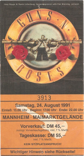 Guns roses in - , concert