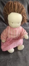 Puppe Stoffpuppe 38 cm Waldorfart Handmade Spielpuppe