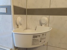 IKEA TISKEN Duschablage weiß