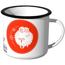 JUNIWORDS Emaille-Tasse