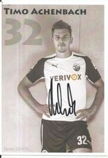 Timo Achenbach / SV Sandhausen / Saison 2014-2015 / Autogrammkarte