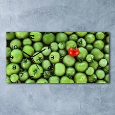 Tulup® Wanduhr Glasuhr 60x30