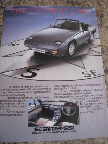 The getaway car scimitar - scimitar, ss1