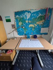 Kinderschreibtisch Höhenverstellbar mit Stuhl