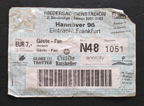 Ticket bundesliga 2001 - ticket, 2001/02