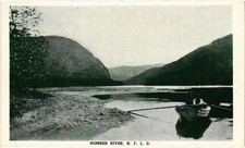 PC KANADA, NEUFUNDLAND, HUMBER RIVER, Vintage Postkarte (b61802)