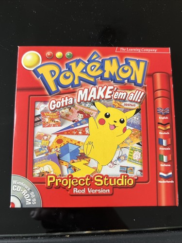 Pokémon project studio - project, cd-rom