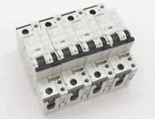 4x Sicherungsautomat SIEMENS 5SY4106-6 LS-Schalter B6 6A 10kA 1p + 5ST3010 1S+1Ö