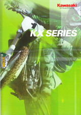 Kawasaki KX 250,F 250, KX 125, KX85-II, KX 65 Prospekt 2003 8 Seiten