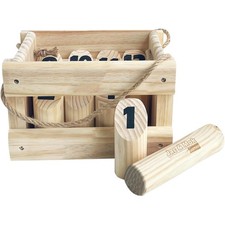 Number Kubb Toss Game Stick