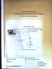 Intranet-Erfolgskontrolle. Eine Evaluationsstudie zum Intranet als Medium der In