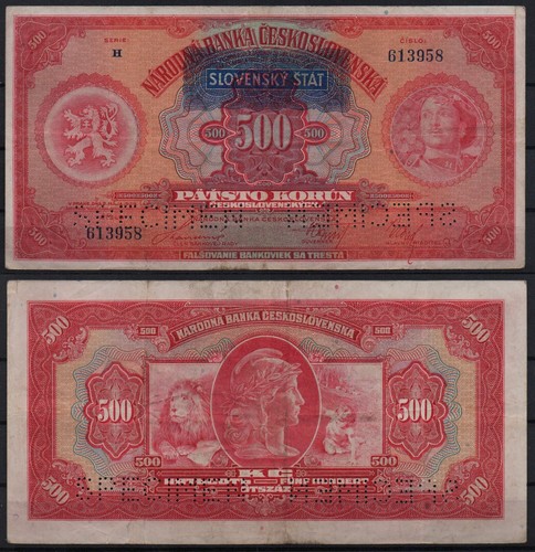 29718 banknote slowakei - [29718],