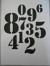 Schablone Zahlen5 auf A4