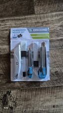 Workzone Heimwerker Messer Set Cutter Set 3 teilig & Ersatzklingen Teppichmeser