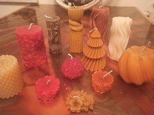 Konvolut 12 alte Kerzen