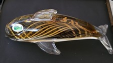 Glas-Delphin von Joska - braun