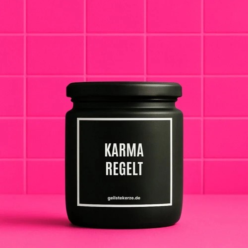 Duftkerze karma geschenk yoga - duftkerze,