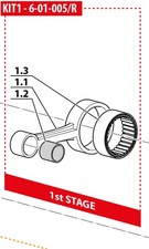 Reparatursatz für die - , erste