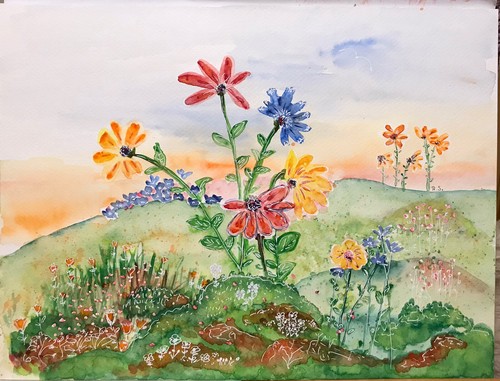 Aquarell original 30x40 - original,
