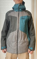 Herren Ski- / Snowboardjacke in L von O'Neill in Grau/Blau mit Nierengurt