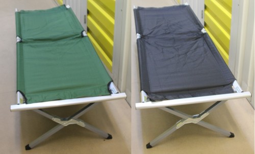Faltbares feldbett - faltbares, /