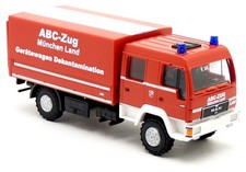 Rietze 68050 MAN LE Doka Feuerwehr ABC Zug München Land GW Dekon-P 1:87 H0