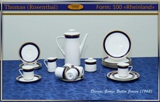 Kaffeeservice 6P. von Thomas